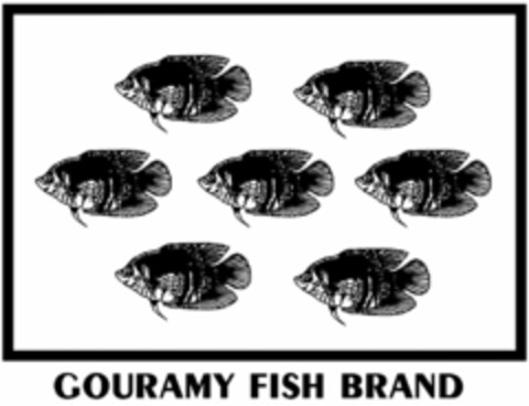 GOURAMY FISH BRAND Logo (USPTO, 08/09/2011)