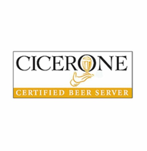 CICERONE CERTIFIED BEER SERVER Logo (USPTO, 26.09.2011)