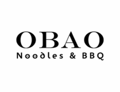 OBAO NOODLES & BBQ Logo (USPTO, 02.12.2011)
