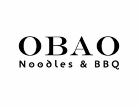 OBAO NOODLES & BBQ Logo (USPTO, 12/02/2011)