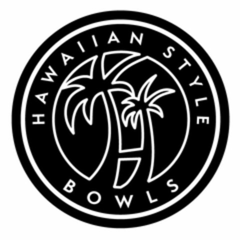 HAWAIIAN STYLE BOWLS Logo (USPTO, 25.07.2013)