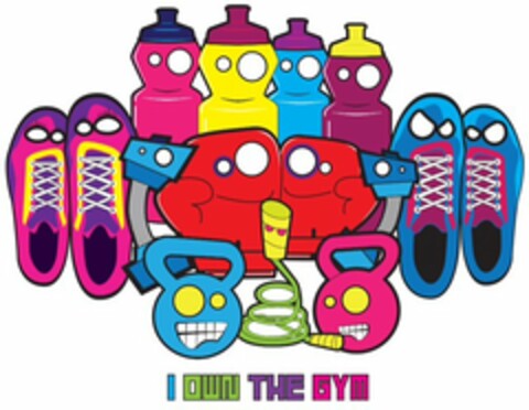 I OWN THE GYM Logo (USPTO, 14.01.2014)