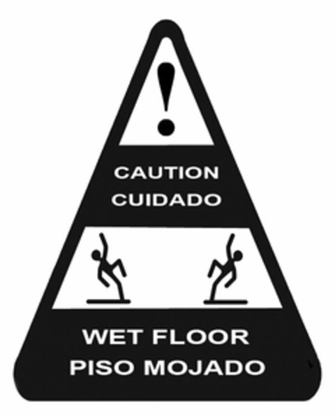 CAUTION CUIDADO WET FLOOR PISO MOJADO Logo (USPTO, 18.02.2014)