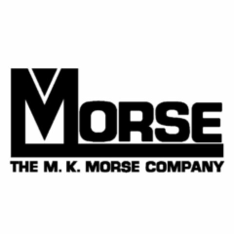 MORSE THE M. K. MORSE COMPANY Logo (USPTO, 27.05.2014)