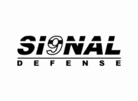 SI9NAL DEFENSE Logo (USPTO, 07.01.2015)