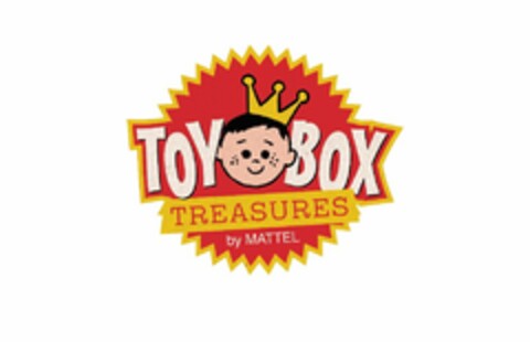 TOY BOX TREASURES BY MATTEL Logo (USPTO, 02/18/2015)