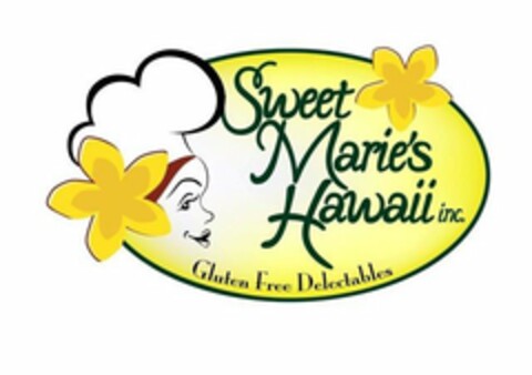 SWEET MARIE'S HAWAII INC. GLUTEN FREE DELECTABLES Logo (USPTO, 08.03.2015)