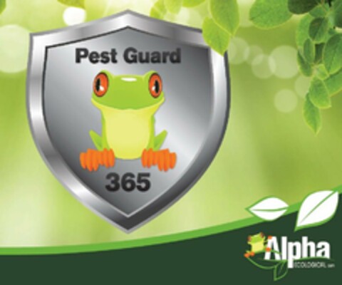 PEST GUARD 365 ALPHA ECOLOGICAL.COM Logo (USPTO, 11.03.2015)