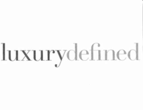 LUXURYDEFINED Logo (USPTO, 21.04.2015)