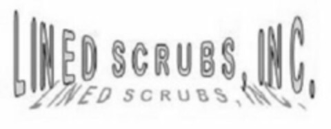 LINED SCRUBS, INC. Logo (USPTO, 06.05.2016)