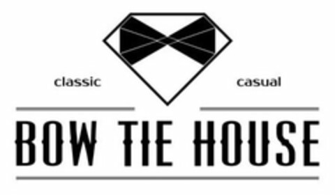 CLASSIC CASUAL BOW TIE HOUSE Logo (USPTO, 07.10.2016)