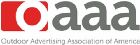 OAAA OUTDOOR ADVERTISING ASSOCIATION OFAMERICA Logo (USPTO, 09.11.2016)