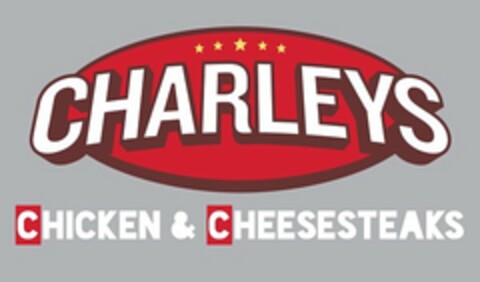 CHARLEYS CHICKEN & CHEESESTEAKS Logo (USPTO, 28.06.2017)