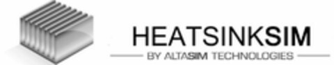 HEATSINKSIM BY ALTASIM TECHNOLOGIES Logo (USPTO, 08/04/2017)