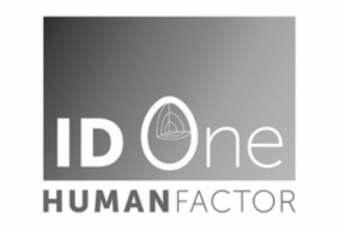 ID ONE HUMAN FACTOR Logo (USPTO, 12.09.2017)