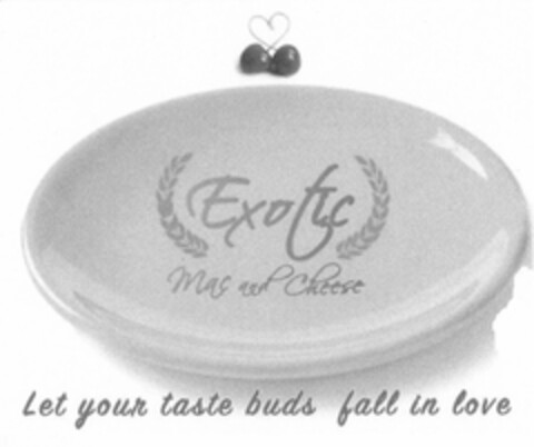 EXOTIC MAC AND CHEESE LET YOUR TASTE BUDS FALL IN LOVE Logo (USPTO, 17.09.2017)