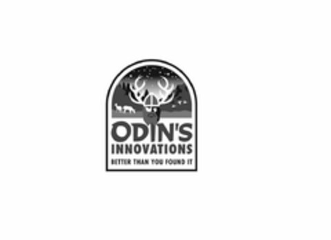 ODIN'S INNOVATIONS BETTER THAN YOU FOUND IT Logo (USPTO, 25.05.2018)