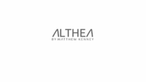 ALTHEA BY MATTHEW KENNY Logo (USPTO, 05.11.2018)