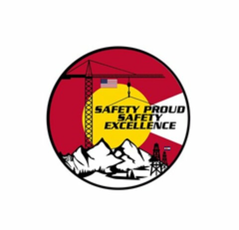 SAFETY PROUD SAFETY EXCELLENCE Logo (USPTO, 09/03/2019)