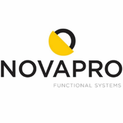 NOVAPRO FUNCTIONAL SYSTEMS Logo (USPTO, 09/05/2019)