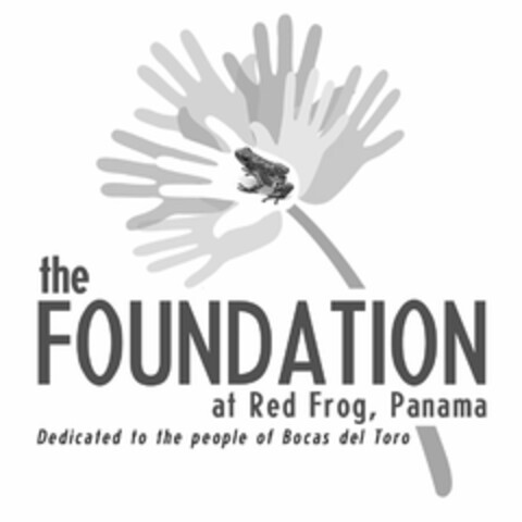 THE FOUNDATION AT RED FROG, PANAMA DEDICATED TO THE PEOPLE OF BOCAS DEL TORO Logo (USPTO, 20.09.2019)