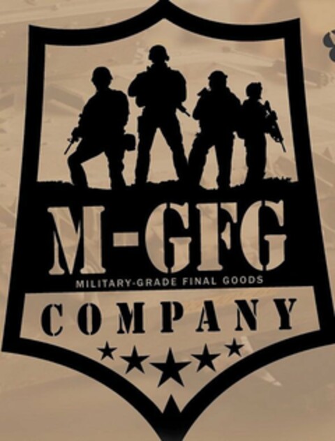 M-GFG MILITARY-GRADE FINAL GOODS COMPANY Logo (USPTO, 08.11.2019)