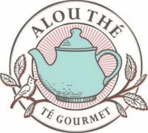 ALOU THÉ TÉ GOURMET Logo (USPTO, 28.01.2020)