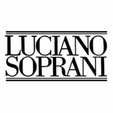 LUCIANO SOPRANI Logo (USPTO, 06.02.2020)