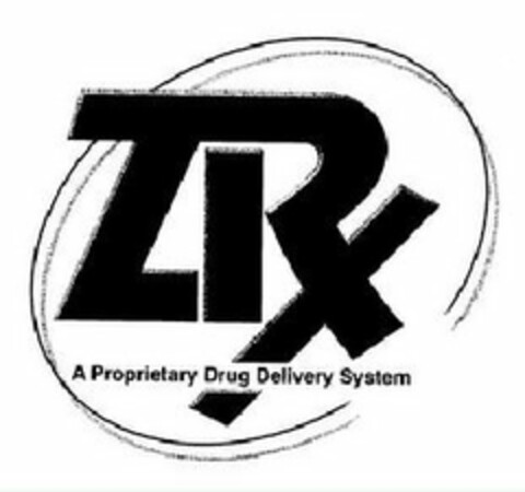 ZRX A PROPRIETARY DRUG DELIVERY SYSTEM Logo (USPTO, 03/18/2020)