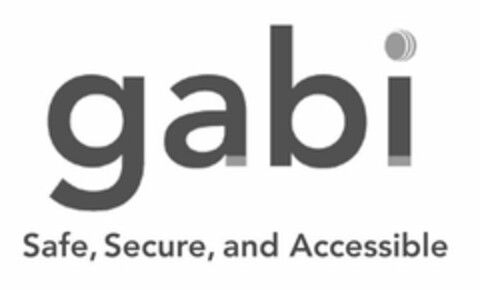 GABI SAFE, SECURE, AND ACCESSIBLE Logo (USPTO, 04/29/2020)