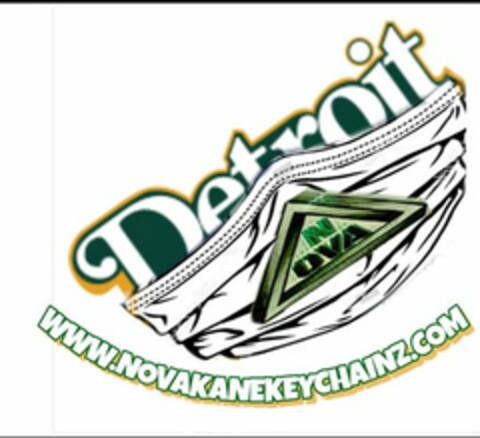 DETROIT NOVA WWW.NOVAKANEKEYCHAINZ.COM Logo (USPTO, 11.05.2020)