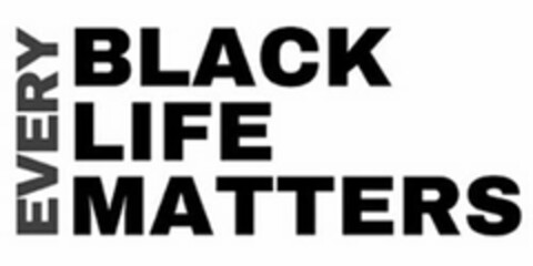 EVERY BLACK LIFE MATTERS Logo (USPTO, 07/30/2020)