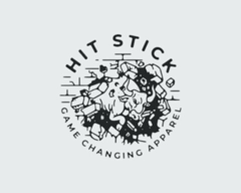 HIT STICK GAME CHANGING APPAREL Logo (USPTO, 19.08.2020)