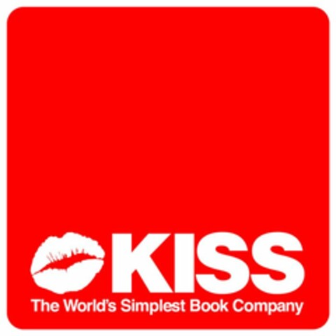 KISS THE WORLD'S SIMPLEST BOOK COMPANY Logo (USPTO, 02/03/2009)