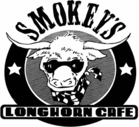 SMOKEY'S LONGHORN CAFE Logo (USPTO, 10.02.2009)