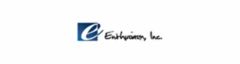 E ENTHUSIASM, INC. Logo (USPTO, 28.05.2009)