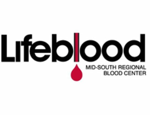LIFEBLOOD MID-SOUTH REGIONAL BLOOD CENTER Logo (USPTO, 07.08.2009)