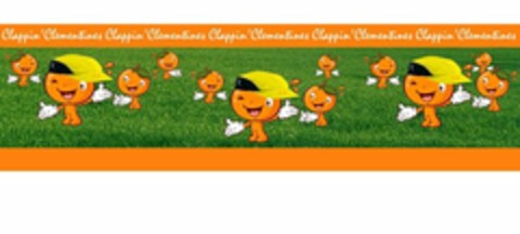 CLAPPIN' CLEMENTINES CLAPPIN' CLEMENTINES CLAPPIN' CLEMENTINES CLAPPIN' CLEMENTINES CLAPPIN' CLEMENTINES Logo (USPTO, 18.08.2009)