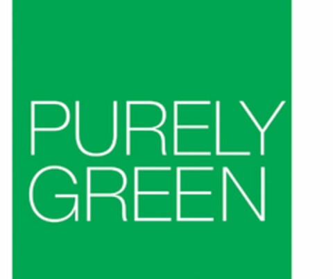 PURELY GREEN Logo (USPTO, 26.08.2009)