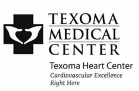 TEXOMA MEDICAL CENTER TEXOMA HEART CENTER CARDIOVASCULAR EXCELLENCE RIGHT HERE Logo (USPTO, 28.08.2009)