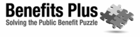 BENEFITS PLUS SOLVING THE PUBLIC BENEFIT PUZZLE Logo (USPTO, 08.11.2011)