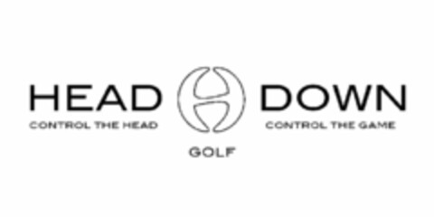 HEAD DOWN GOLF CONTROL THE HEAD CONTROL THE GAME H Logo (USPTO, 02.05.2012)