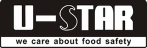 U-STAR WE CARE ABOUT FOOD SAFETY Logo (USPTO, 12/06/2012)