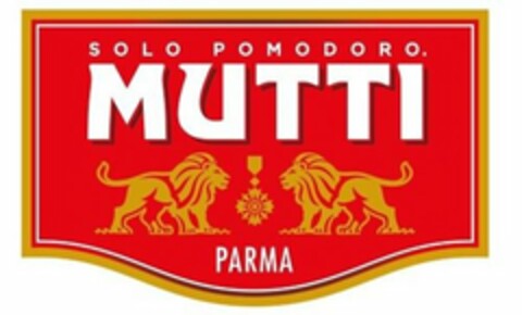 SOLO POMODORO MUTTI PARMA Logo (USPTO, 01/18/2013)
