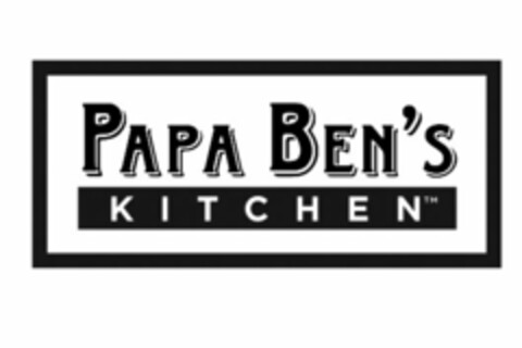 PAPA BEN'S KITCHEN Logo (USPTO, 10.10.2013)