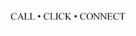 CALL· CLICK· CONNECT Logo (USPTO, 20.11.2013)