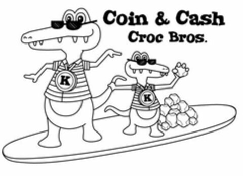 KOIN & KASH CROC BROS. K K Logo (USPTO, 24.11.2013)