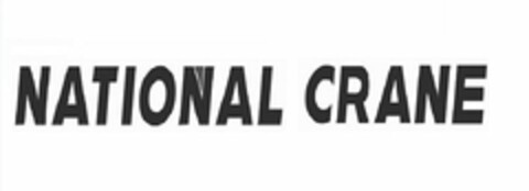 NATIONAL CRANE Logo (USPTO, 10.01.2014)