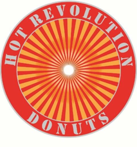HOT REVOLUTION DONUTS Logo (USPTO, 18.04.2014)