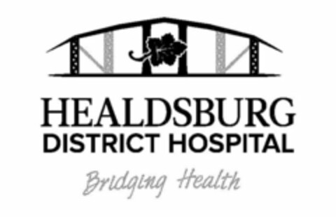 H HEALDSBURG DISTRICT HOSPITAL BRIDGING HEALTH Logo (USPTO, 28.08.2015)